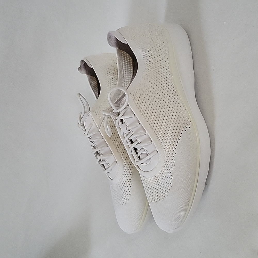 NEW Cole Haan White 3.Zerogrand Stitchlite Oxford Sneakers Size 9.5 - Picture 3 of 12